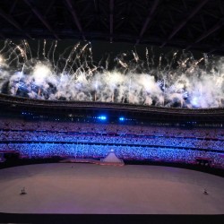 Tokija2020: Atklāšanas ceremonija. Foto: LOK/Ilmārs Znotiņš