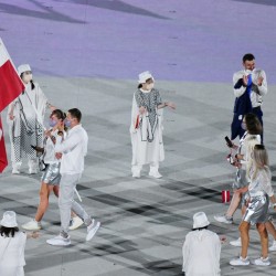 Tokija2020: Atklāšanas ceremonija. Foto: LOK/Ilmārs Znotiņš