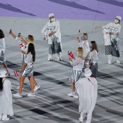 Tokija2020: Atklāšanas ceremonija. Foto: LOK/Ilmārs Znotiņš