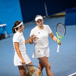 Tokija2020: Teniss: Sevastova, Ostapenko. Foto LOK/Mikus Kļaviņš