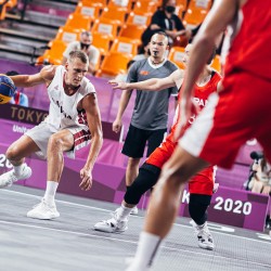 Tokija2020: Basketbols 3x3,_LAT-JPN. Foto: LOK/Mikus Kļaviņš