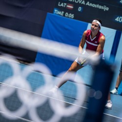 Tokija2020: Teniss: Sevastova, Ostapenko. Foto LOK/Mikus Kļaviņš