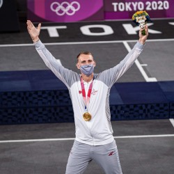 Tokija2020: Basketbols 3x3. Foto: LOK/ Mikus Kļaviņš