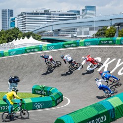 Tokija2020: Riteņbraukšana-BMX. Foto: LOK/Mikus Kļaviņš