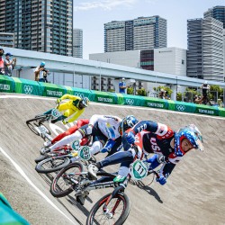 Tokija2020: Riteņbraukšana-BMX. Foto: LOK/Mikus Kļaviņš