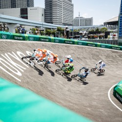 Tokija2020: Riteņbraukšana-BMX. Foto: LOK/Mikus Kļaviņš