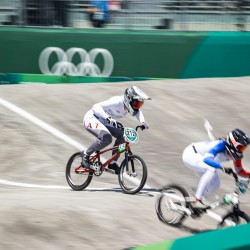 Tokija2020: Riteņbraukšana-BMX. Foto: LOK/Mikus Kļaviņš