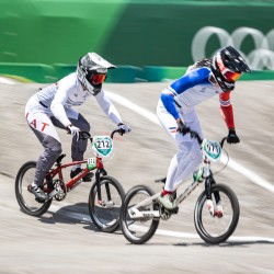 Tokija2020: Riteņbraukšana-BMX. Foto: LOK/Mikus Kļaviņš