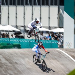 Tokija2020: Riteņbraukšana-BMX. Foto: LOK/Mikus Kļaviņš