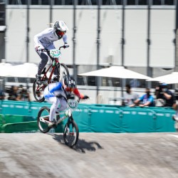 Tokija2020: Riteņbraukšana-BMX. Foto: LOK/Mikus Kļaviņš