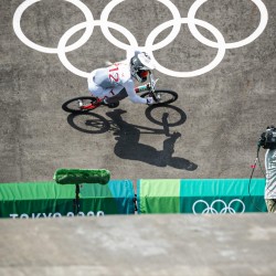 Tokija2020: Riteņbraukšana-BMX. Foto: LOK/Mikus Kļaviņš