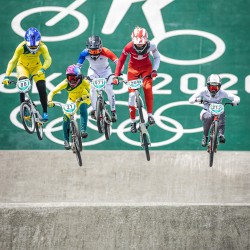 Tokija2020: Riteņbraukšana-BMX. Foto: LOK/Mikus Kļaviņš