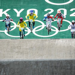 Tokija2020: Riteņbraukšana-BMX. Foto: LOK/Mikus Kļaviņš