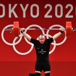 Tokija2020. Svarcelšana (Plēsnieks), BRONZA. Foto: LOK/ Ilmārs Znotiņš