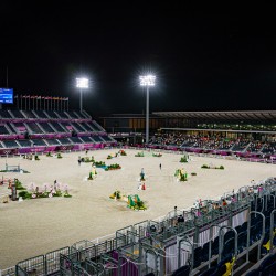 Tokija2020: Jāšanas sports (Neretnieks un zirgs Valour). Foto: LOK/ Mikus Kļaviņš