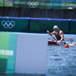 Tokija2020: Smaiļošana (Akmens). Foto: LOK/ Ilmārs Znotiņš