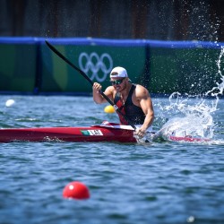 Tokija2020: Smaiļošana (Akmens). Foto: LOK/ Ilmārs Znotiņš