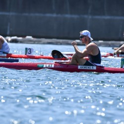 Tokija2020: Smaiļošana (Akmens). Foto: LOK/ Ilmārs Znotiņš