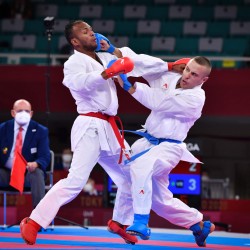 Tokija2020: Karatē (Kalniņš). Foto: LOK/ Ilmārs Znotiņš