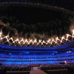 Tokija2020: Noslēguma ceremonija. Foto: LOK/ Ilmārs Znotiņš