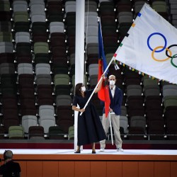 Tokija2020: Noslēguma ceremonija. Foto: LOK/ Ilmārs Znotiņš