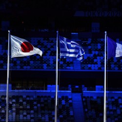 Tokija2020: Noslēguma ceremonija. Foto: LOK/ Ilmārs Znotiņš