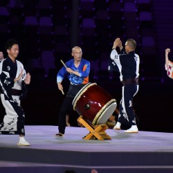 Tokija2020: Noslēguma ceremonija. Foto: LOK/ Ilmārs Znotiņš