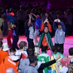 Tokija2020: Noslēguma ceremonija. Foto: LOK/ Ilmārs Znotiņš