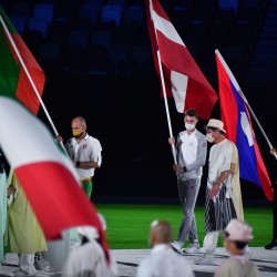 Tokija2020: Noslēguma ceremonija. Foto: LOK/ Ilmārs Znotiņš