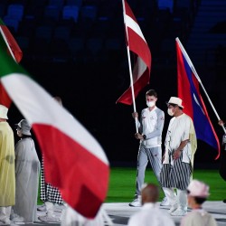 Tokija2020: Noslēguma ceremonija. Foto: LOK/ Ilmārs Znotiņš