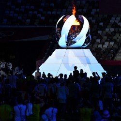 Tokija2020: Noslēguma ceremonija. Foto: LOK/ Ilmārs Znotiņš