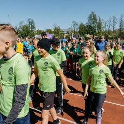 "Sporto visa klase" atlases sacensības nometnei "Personības akadēmija", foto: LOK/ Jana Leite