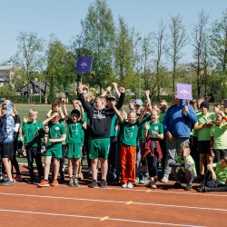 "Sporto visa klase" atlases sacensības nometnei "Personības akadēmija", foto: LOK/ Jana Leite