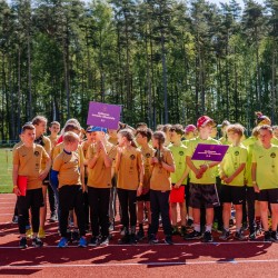 "Sporto visa klase" atlases sacensības nometnei "Personības akadēmija", foto: LOK/ Raivo Sarelainens