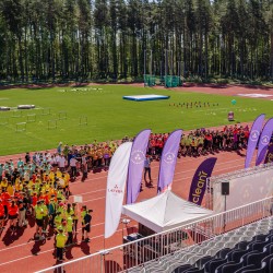 "Sporto visa klase" atlases sacensības nometnei "Personības akadēmija", foto: LOK/ Raivo Sarelainens