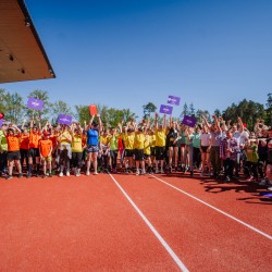 "Sporto visa klase" atlases sacensības nometnei "Personības akadēmija", foto: LOK/ Raivo Sarelainens