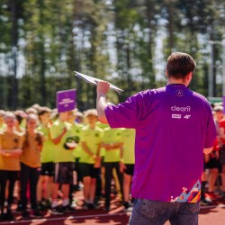 "Sporto visa klase" atlases sacensības nometnei "Personības akadēmija", foto: LOK/ Raivo Sarelainens