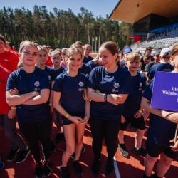 "Sporto visa klase" atlases sacensības nometnei "Personības akadēmija", foto: LOK/ Raivo Sarelainens