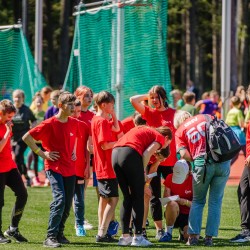 "Sporto visa klase" atlases sacensības nometnei "Personības akadēmija", foto: LOK/ Raivo Sarelainens