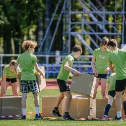 "Sporto visa klase" atlases sacensības nometnei "Personības akadēmija", foto: LOK/ Raivo Sarelainens