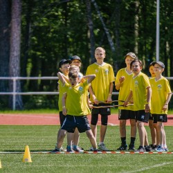 "Sporto visa klase" atlases sacensības nometnei "Personības akadēmija", foto: LOK/ Raivo Sarelainens