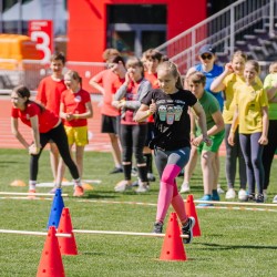 "Sporto visa klase" atlases sacensības nometnei "Personības akadēmija", foto: LOK/ Raivo Sarelainens