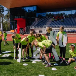 "Sporto visa klase" atlases sacensības nometnei "Personības akadēmija", foto: LOK/ Raivo Sarelainens