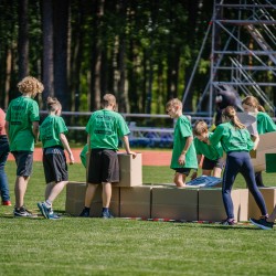 "Sporto visa klase" atlases sacensības nometnei "Personības akadēmija", foto: LOK/ Raivo Sarelainens