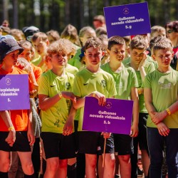 "Sporto visa klase" atlases sacensības nometnei "Personības akadēmija", foto: LOK/ Raivo Sarelainens